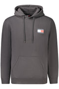 TOMMY HILFIGER FELPA SENZA ZIP UOMO NERO