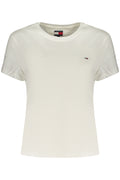 TOMMY HILFIGER T-SHIRT MANICHE CORTE DONNA BIANCO