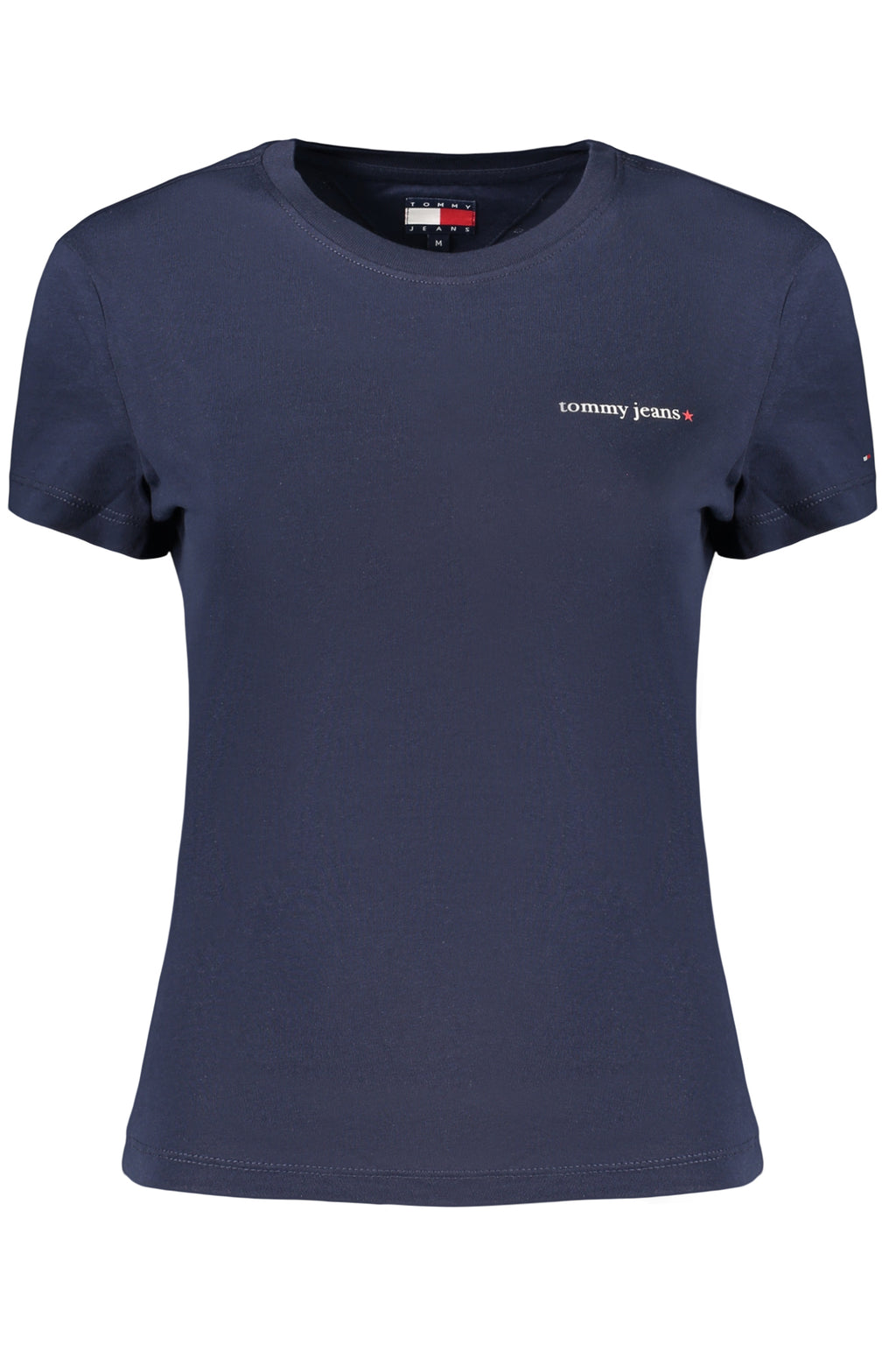 TOMMY HILFIGER T-SHIRT MANICHE CORTE DONNA BLU