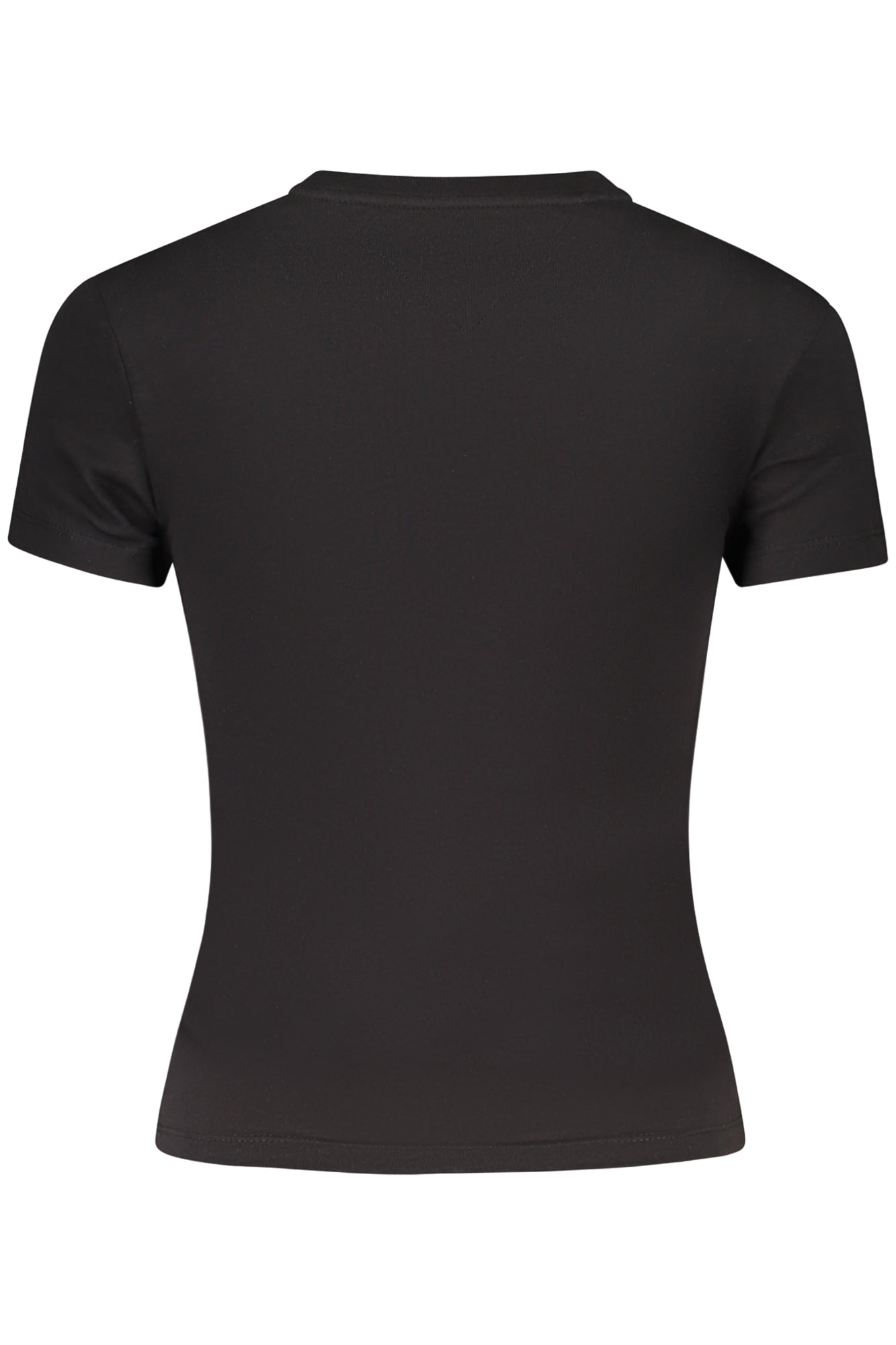 TOMMY HILFIGER T-SHIRT MANICHE CORTE DONNA NERO