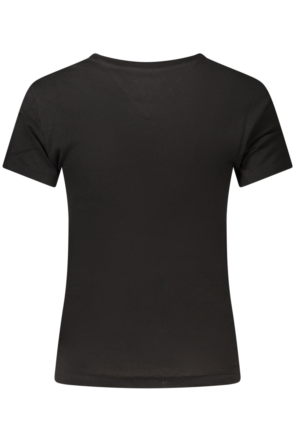 TOMMY HILFIGER T-SHIRT MANICHE CORTE DONNA NERO