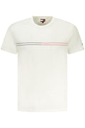 TOMMY HILFIGER T-SHIRT HOMME MANCHES COURTES BLANC