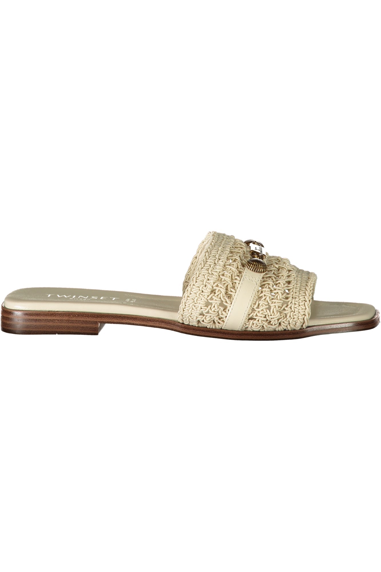 TWINSET CALZATURA SANDALO DONNA BEIGE - Grandi Firme Lab