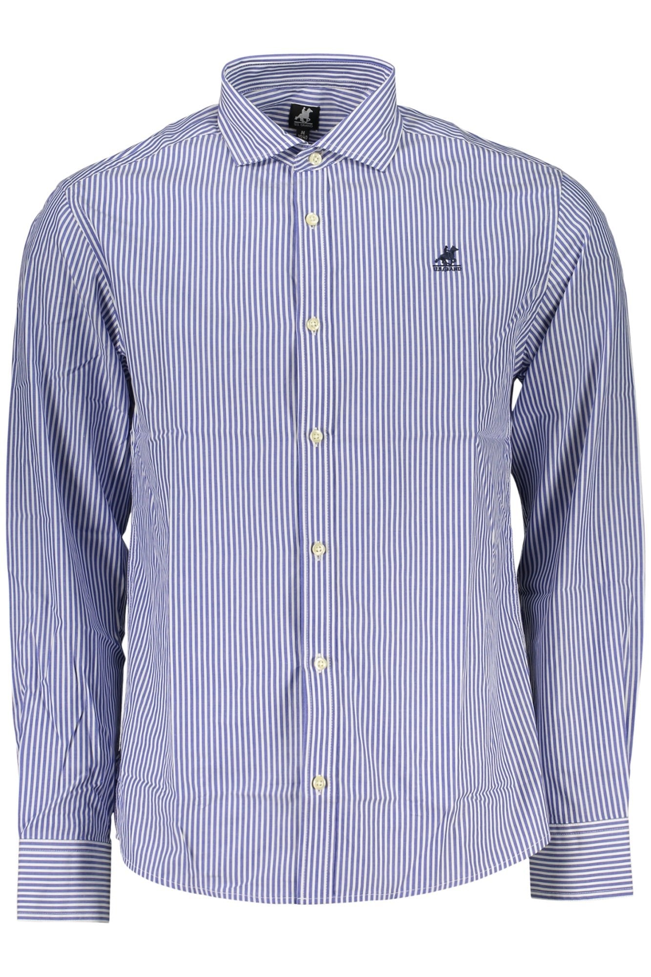 U.S. GRAND CAMICIA MANICHE LUNGHE UOMO BLU - Grandi Firme Lab
