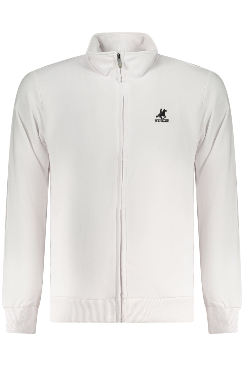 U.S. GRAND FELPA CON ZIP UOMO BIANCO - Grandi Firme Lab