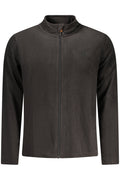 U.S. GRAND FELPA CON ZIP UOMO NERO - Grandi Firme Lab