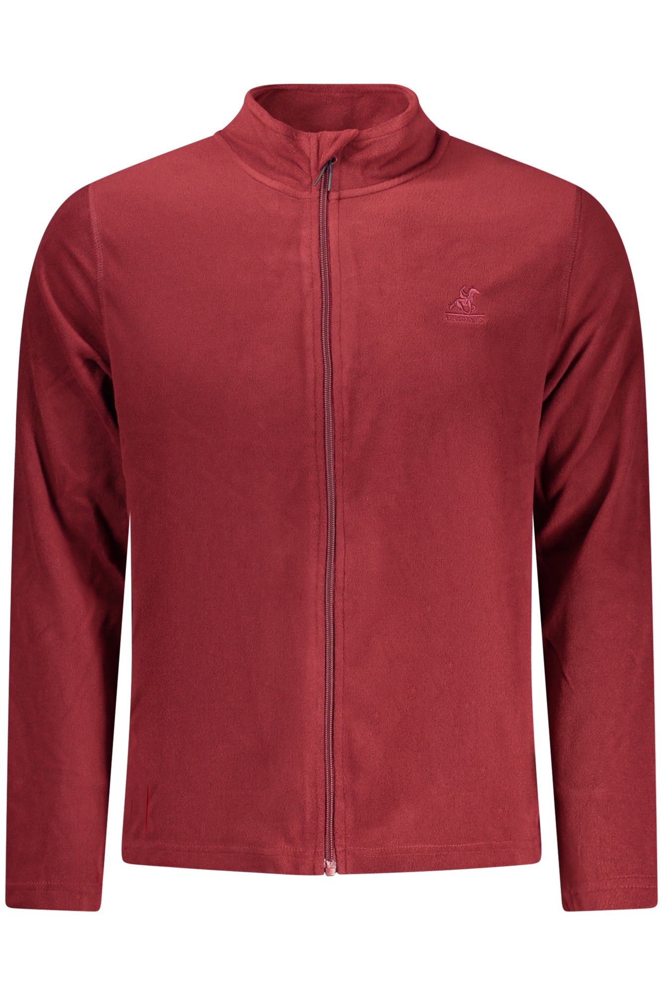 U.S. GRAND FELPA CON ZIP UOMO ROSSO - Grandi Firme Lab