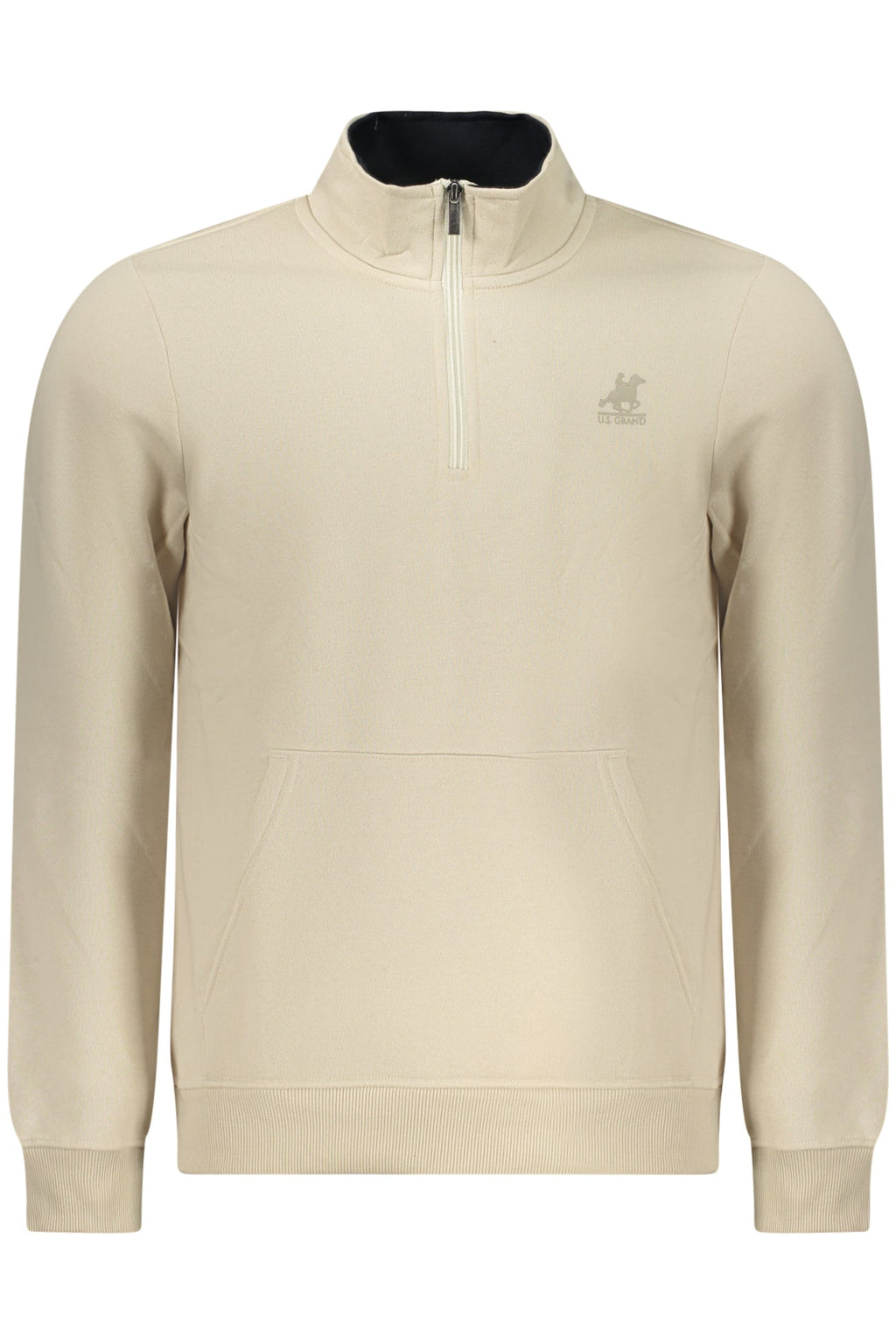 U.S. GRAND FELPA SENZA ZIP UOMO BEIGE - Grandi Firme Lab