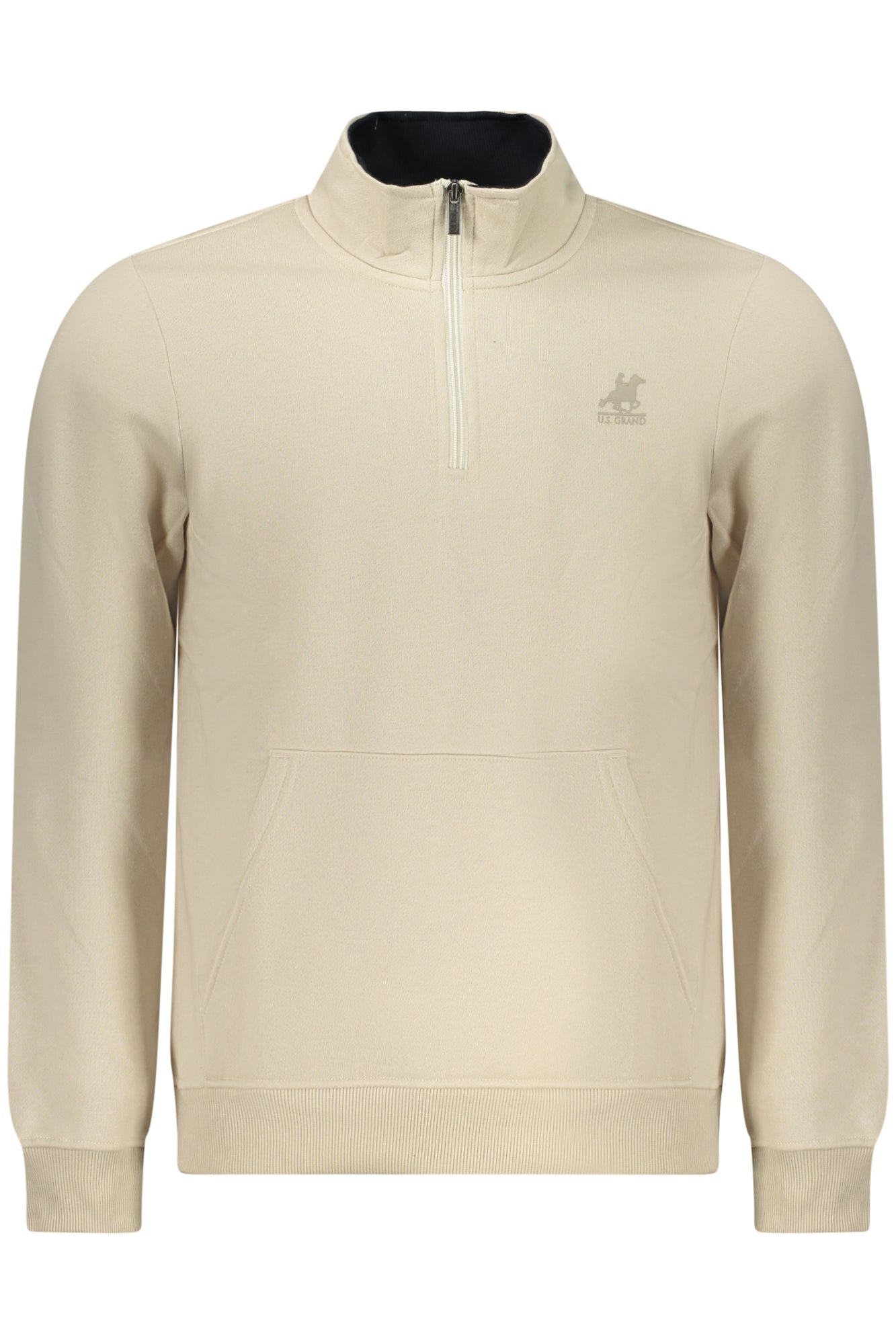 U.S. GRAND FELPA SENZA ZIP UOMO BEIGE - Grandi Firme Lab