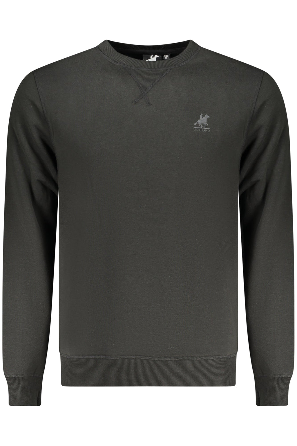 U.S. GRAND FELPA SENZA ZIP UOMO NERO - Grandi Firme Lab