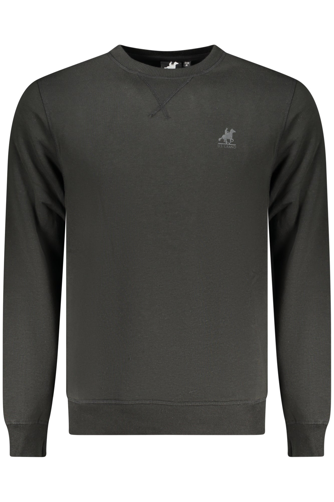 U.S. GRAND FELPA SENZA ZIP UOMO NERO - Grandi Firme Lab