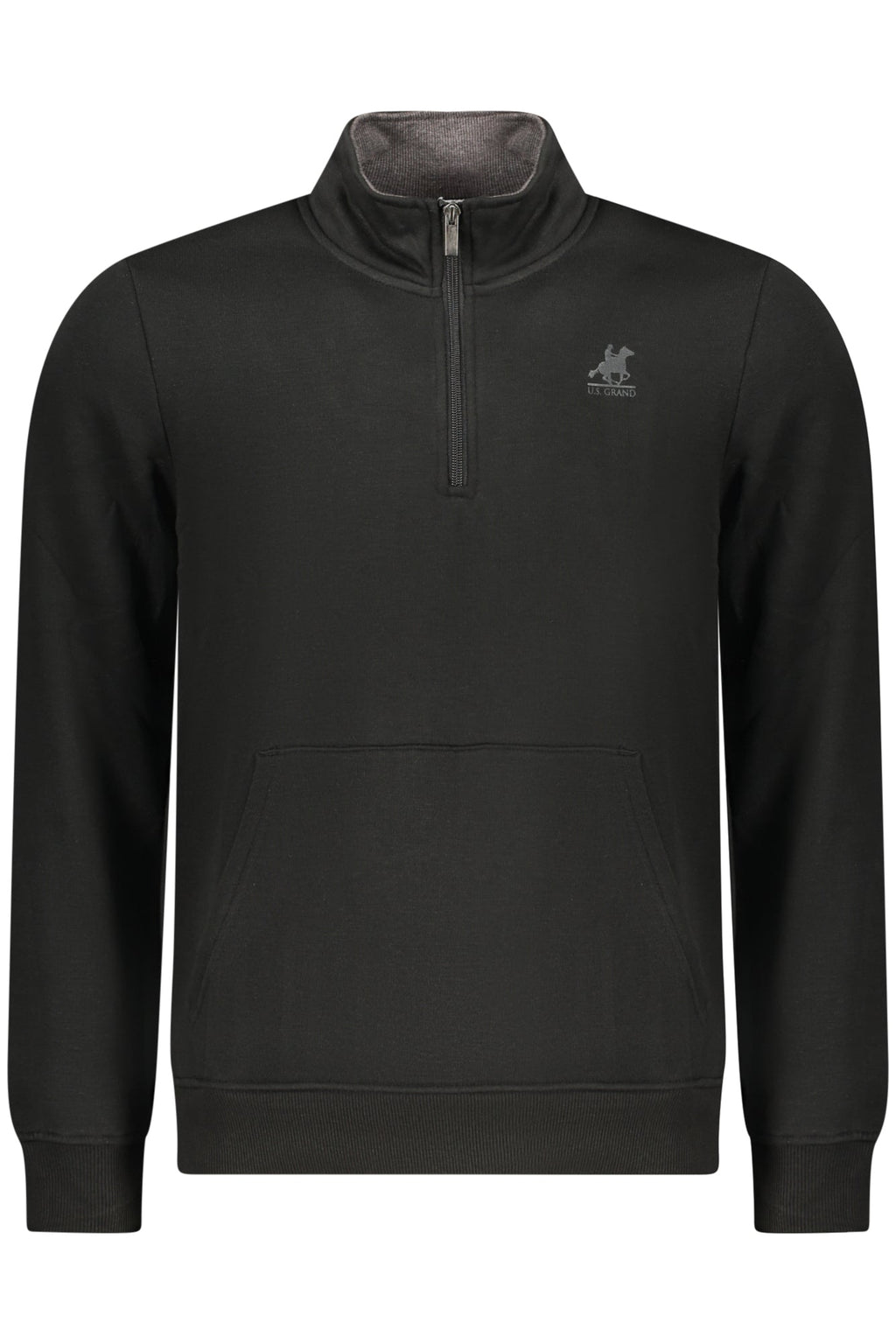 U.S. GRAND FELPA SENZA ZIP UOMO NERO - Grandi Firme Lab