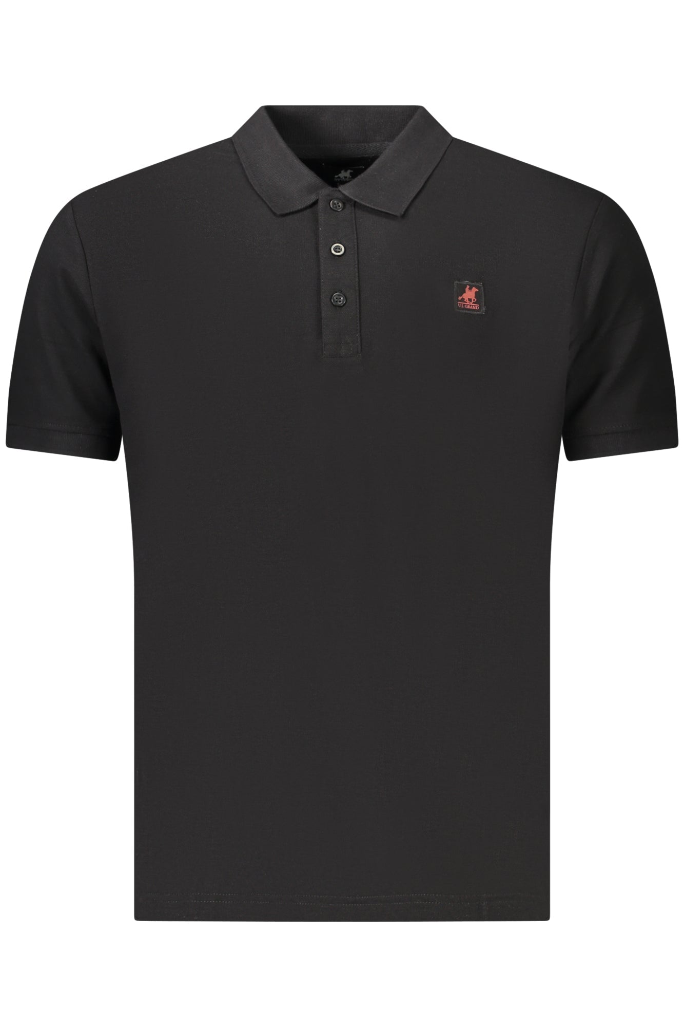U.S. GRAND POLO MANICHE CORTE UOMO NERO - Grandi Firme Lab