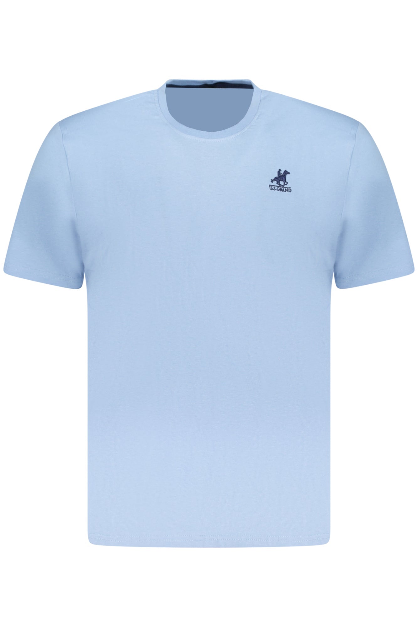 U.S. GRAND T-SHIRT MANICHE CORTE UOMO AZZURRO - Grandi Firme Lab