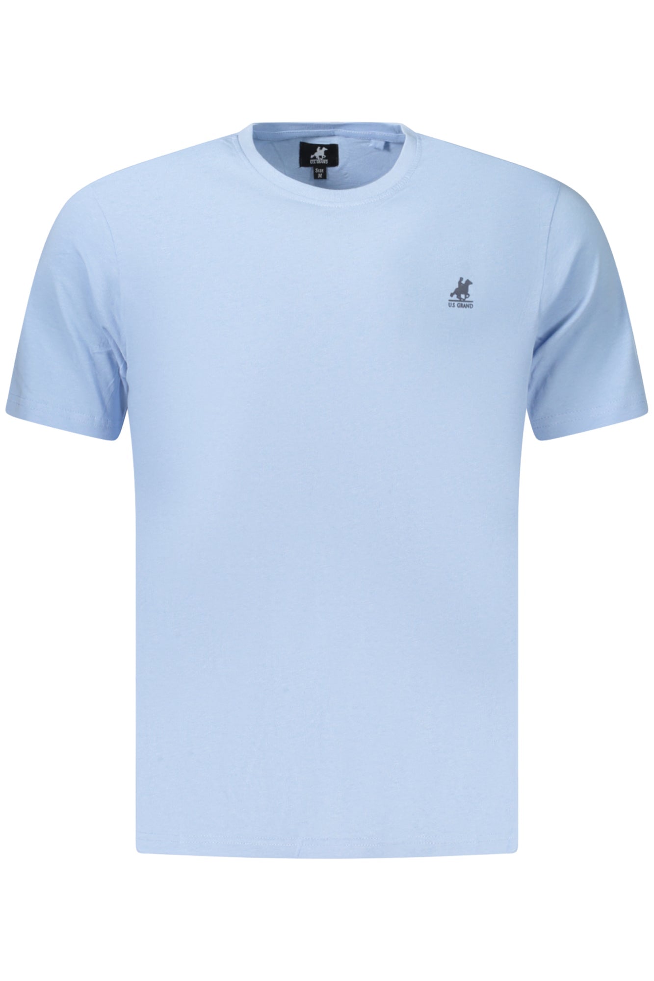 U.S. GRAND T-SHIRT MANICHE CORTE UOMO AZZURRO - Grandi Firme Lab