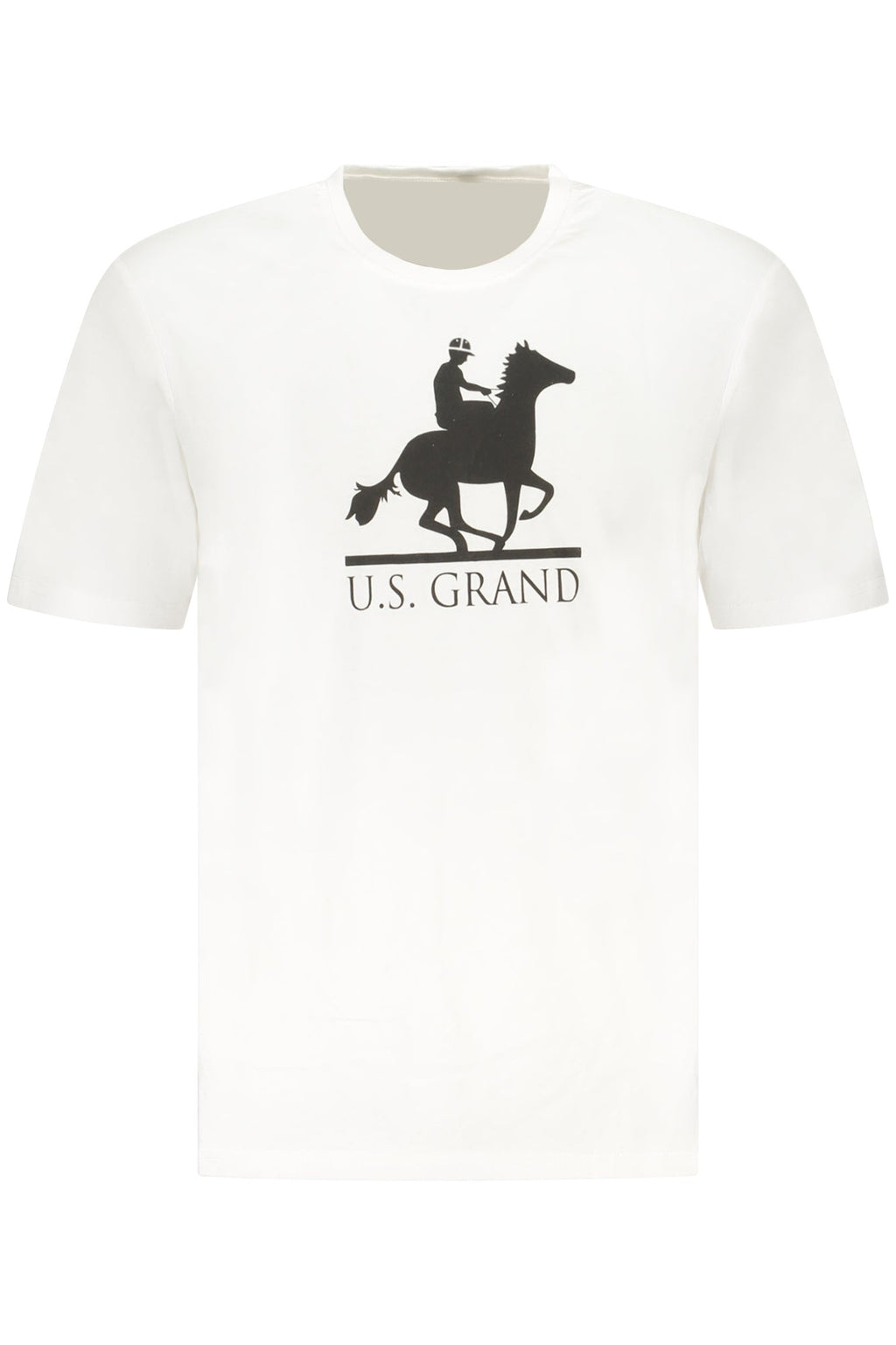 U.S. GRAND T-SHIRT MANICHE CORTE UOMO BIANCO - Grandi Firme Lab