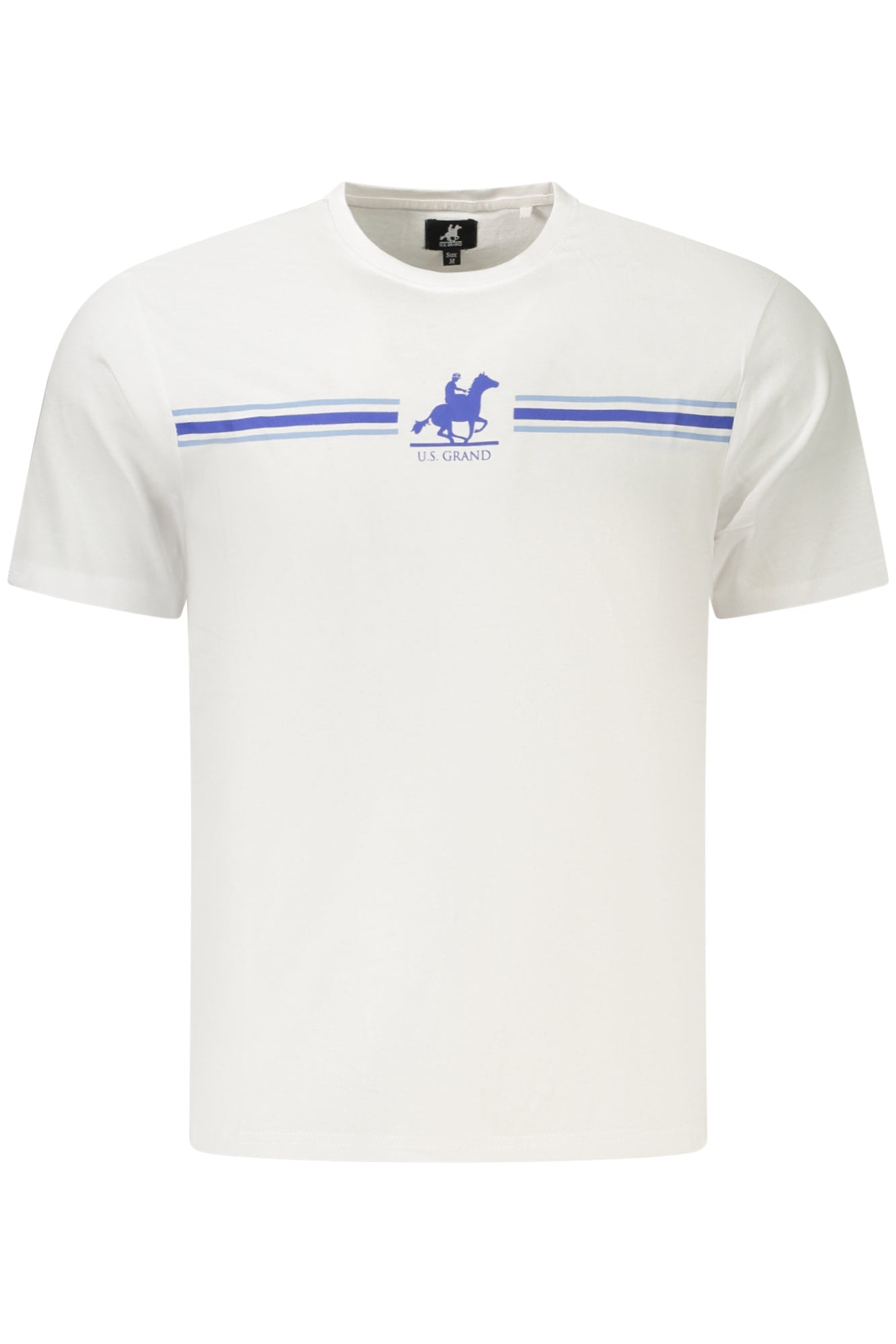 U.S. GRAND T-SHIRT MANICHE CORTE UOMO BIANCO - Grandi Firme Lab