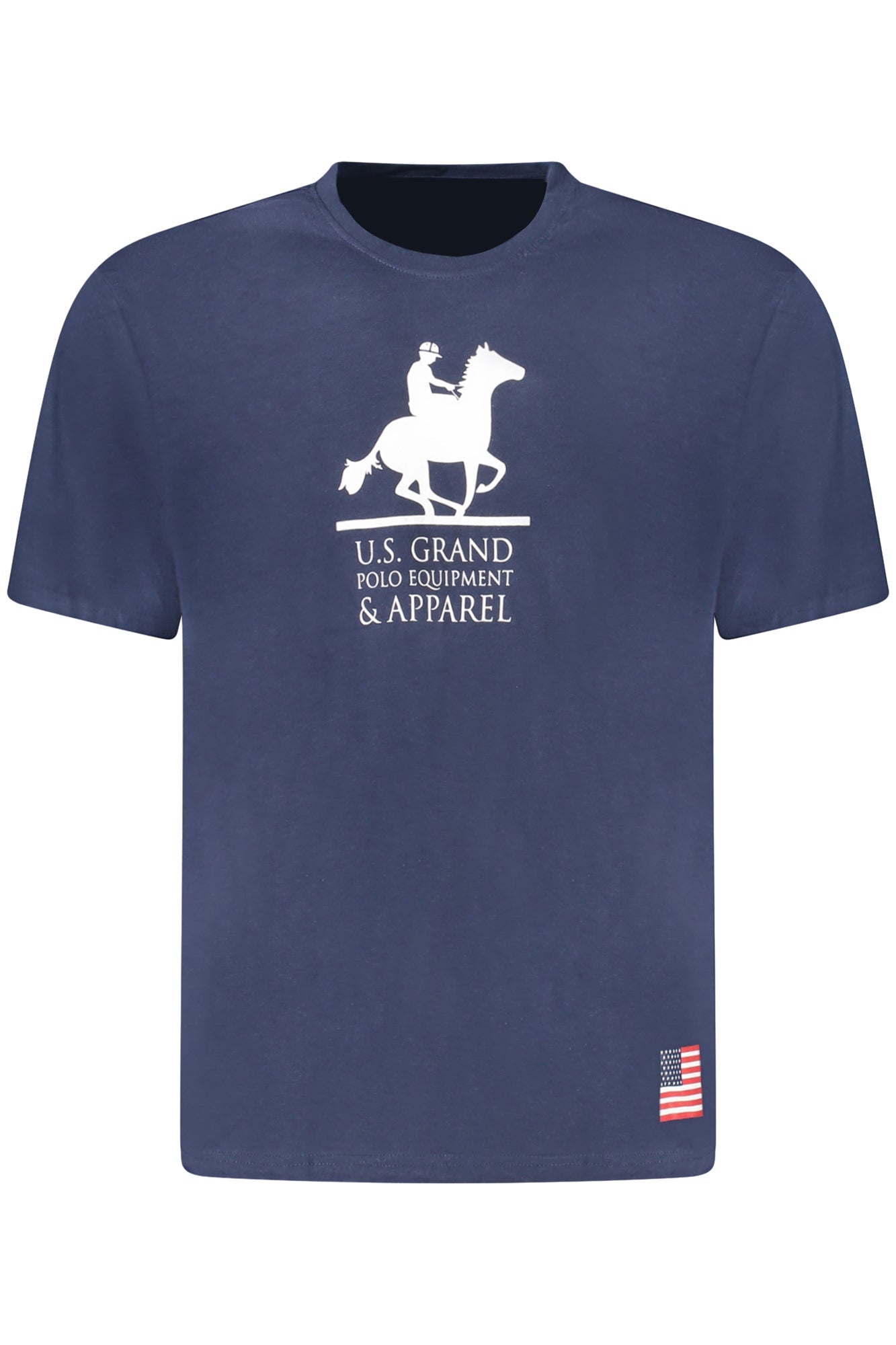U.S. GRAND T-SHIRT MANICHE CORTE UOMO BLU - Grandi Firme Lab