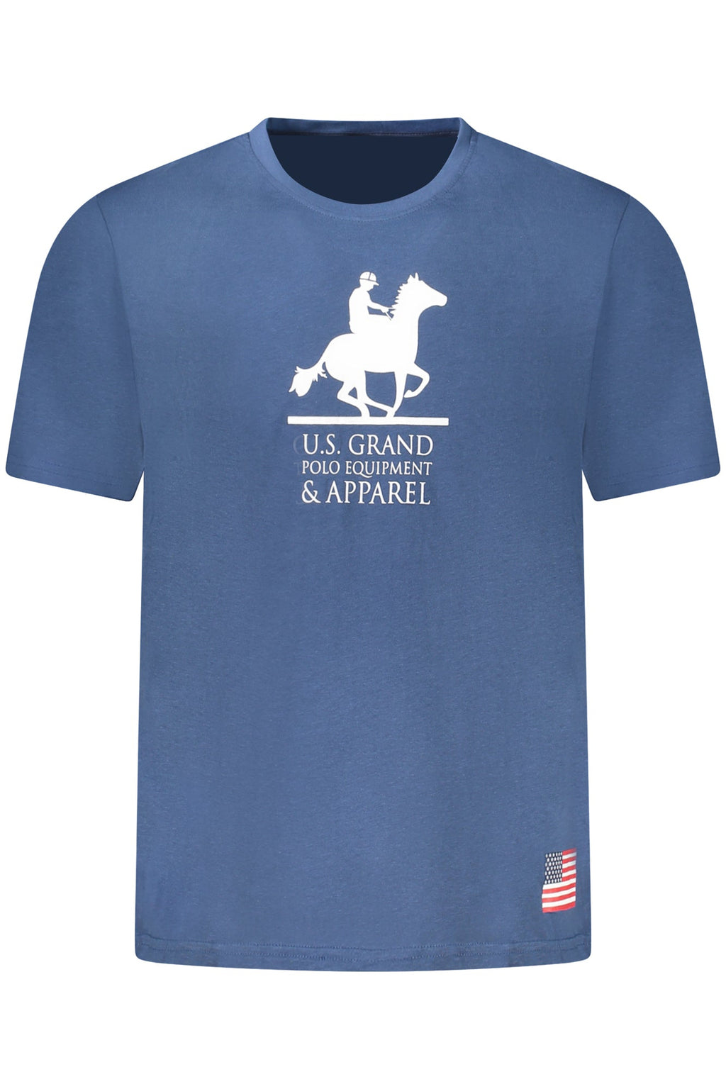 U.S. GRAND T-SHIRT MANICHE CORTE UOMO BLU - Grandi Firme Lab