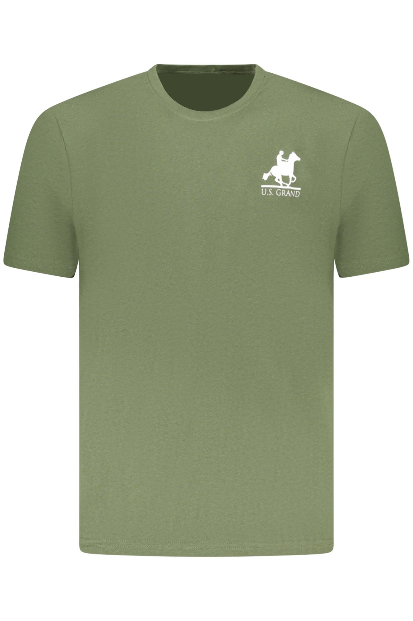 U.S. GRAND T-SHIRT MANICHE CORTE UOMO VERDE - Grandi Firme Lab