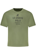 U.S. GRAND T-SHIRT MANICHE CORTE UOMO VERDE - Grandi Firme Lab