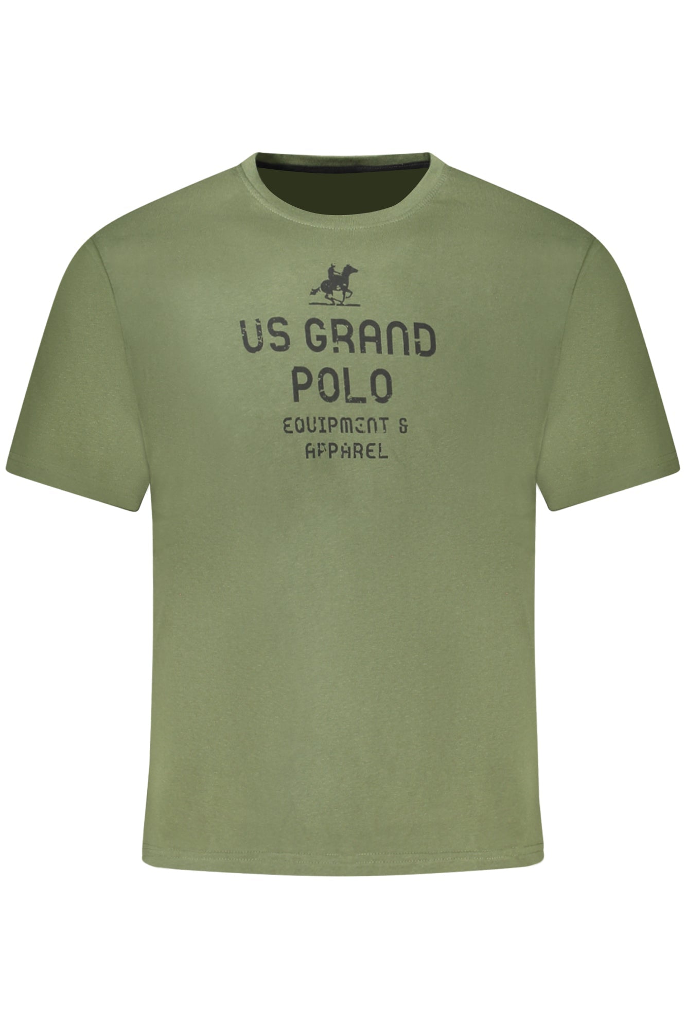 U.S. GRAND T-SHIRT MANICHE CORTE UOMO VERDE - Grandi Firme Lab