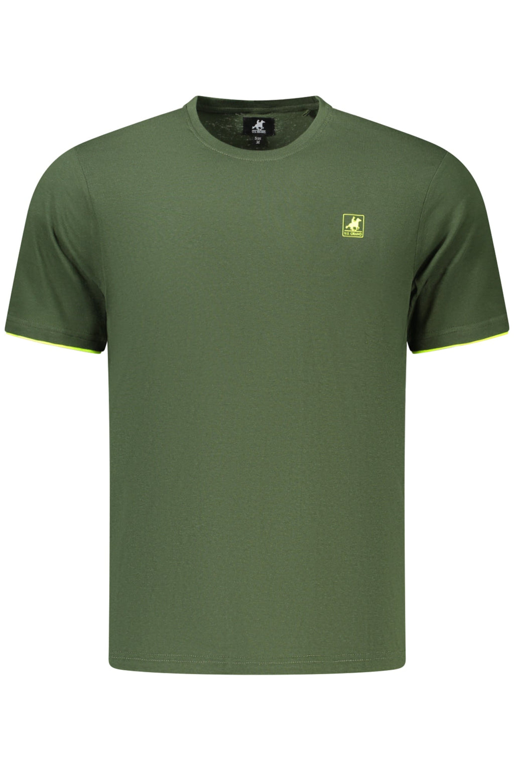 U.S. GRAND T-SHIRT MANICHE CORTE UOMO VERDE - Grandi Firme Lab