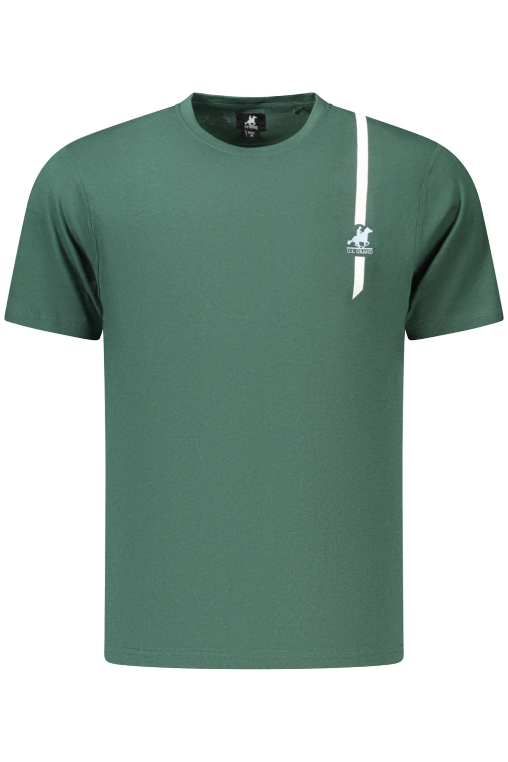 U.S. GRAND T-SHIRT MANICHE CORTE UOMO VERDE - Grandi Firme Lab