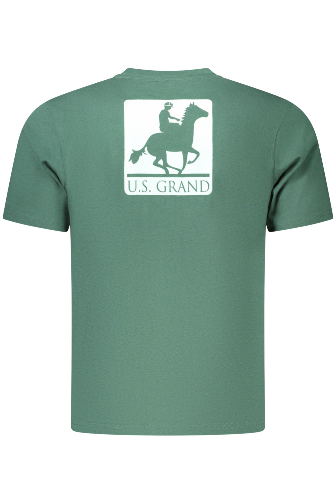 U.S. GRAND T-SHIRT MANICHE CORTE UOMO VERDE - Grandi Firme Lab