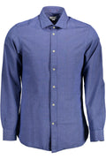 U.S. POLO ASSN. CAMICIA MANICHE LUNGHE UOMO BLU - Grandi Firme Lab