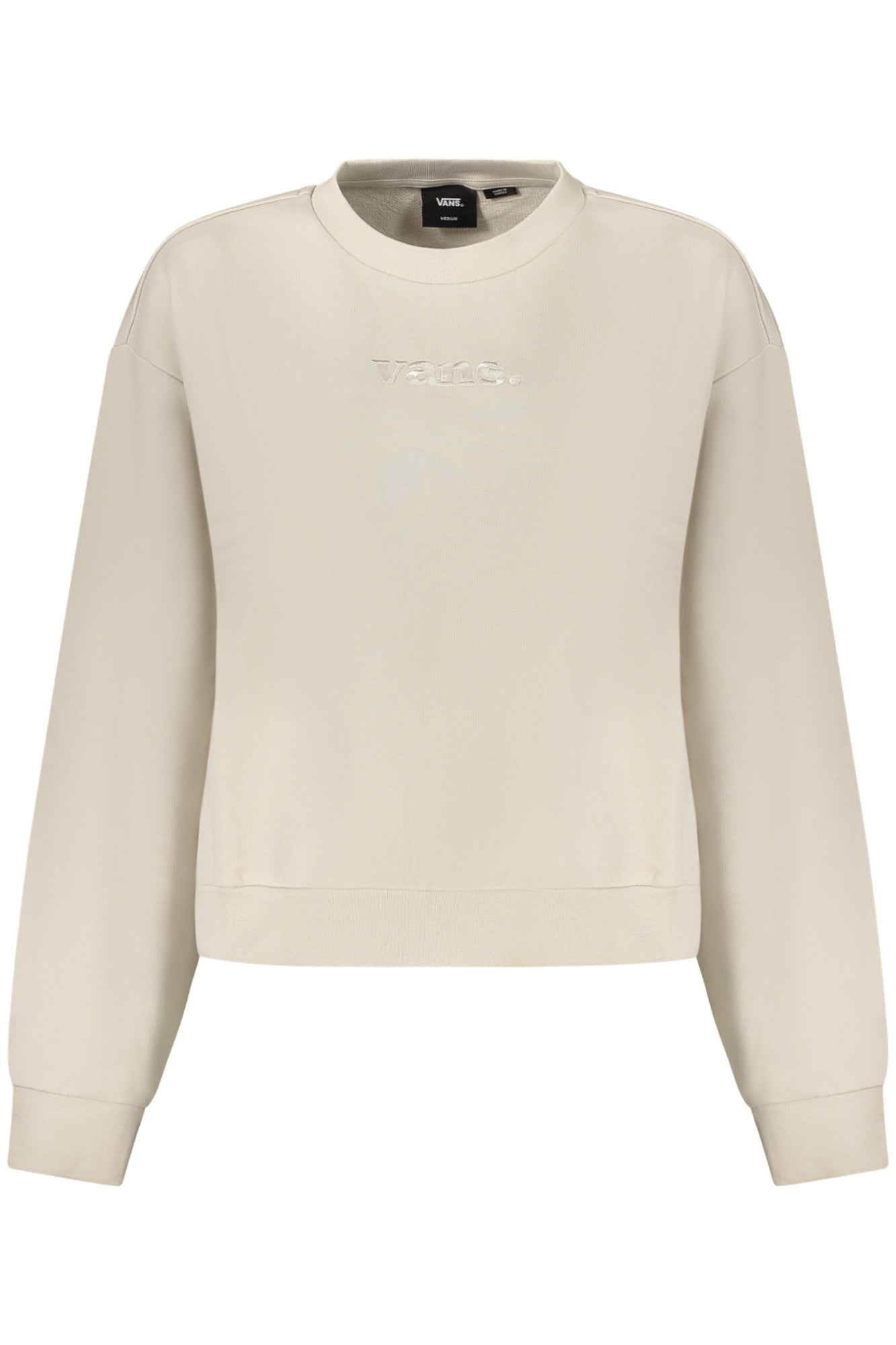 VANS FELPA SENZA ZIP DONNA BEIGE - Grandi Firme Lab
